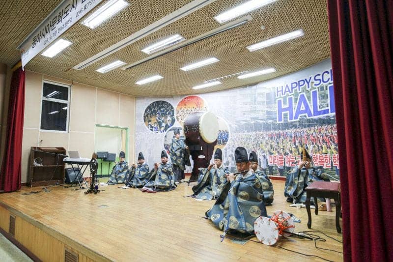 奈良葛城楽所雅遊会 雅楽 海外公演の様子