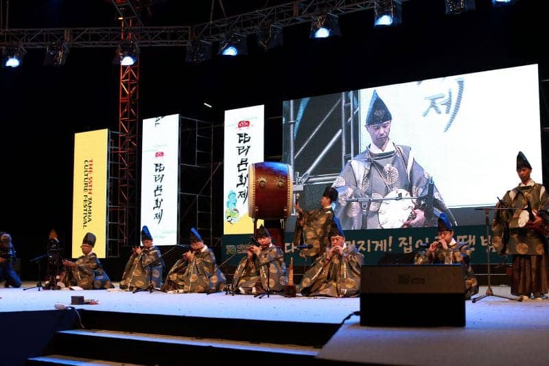 奈良葛城楽所雅遊会 雅楽 海外公演の様子